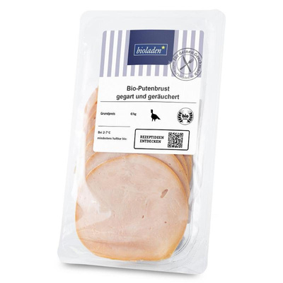 Produktfoto zu Putenbrust gegart geräuchert, 80 g