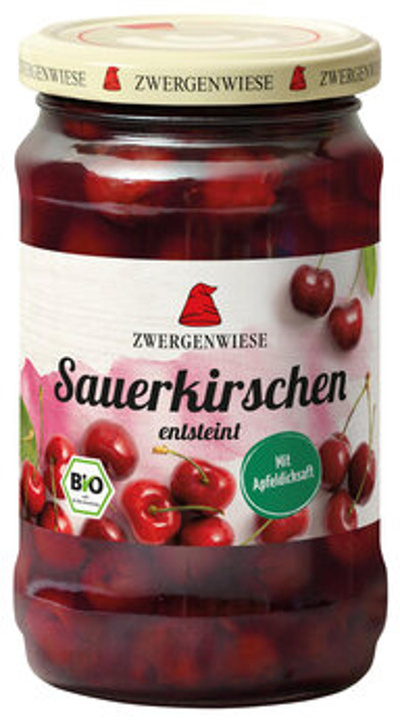 Produktfoto zu Sauerkirschen entsteint im Glas, 360 g