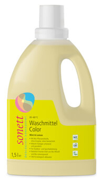 Produktfoto zu Flüssigwaschmittel Color Mint & Lemon, 1,5 l