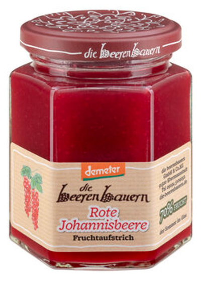 Produktfoto zu Rote Johannisbeere Fruchtaufstrich, 200 g
