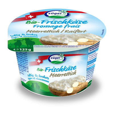 Produktfoto zu Frischkäse Meerrettich luftig & locker, 125 g