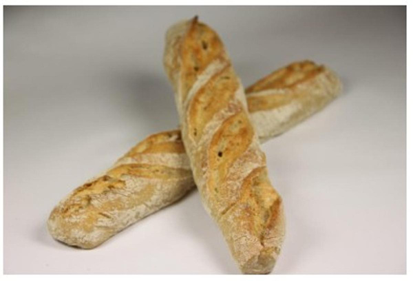 Produktfoto zu Dinkelbagutte, 250 g - Bio-Backhaus Wüst