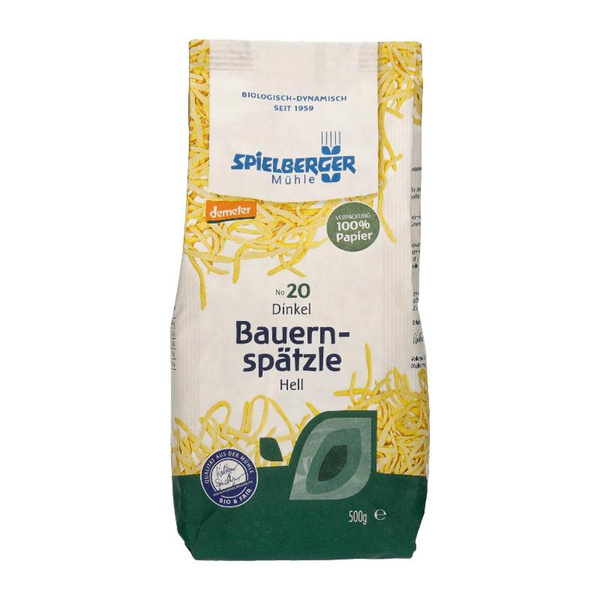 Produktfoto zu Dinkel Bauernspätzle, 500 g