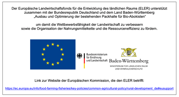 KI generiert: EU-Unterstützung für ländliche Entwicklung, Logos, und Link zur EU-Website: https://ec.europa.eu/info/food-farming-fisheries/key-policies/common-agricultural-policy/rural-development_de#eusupport