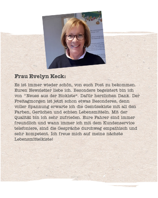 Kundenmeinung über unseren Lieferservice