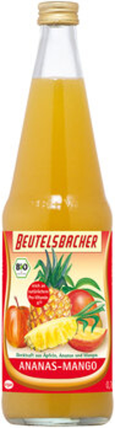 Produktfoto zu Ananas-Mangosaft, 0,7 l
