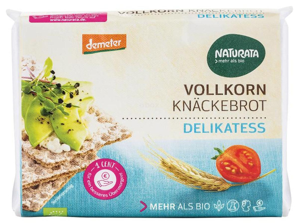 Produktfoto zu Delikatess Vollkorn-Knäckebrot, 250 g