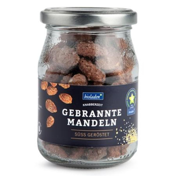 Produktfoto zu gebrannte Mandeln süß geröstet, 130 g - 40% reduziert, da MHD 20.06.2026
