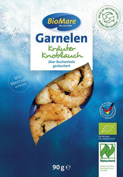 Produktfoto zu Garnelen mit Kräutern und Knoblauch, 90 g