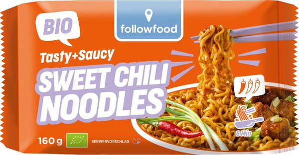Produktfoto zu Sweet Chili Noodles, 160 g