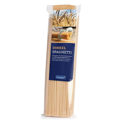Produktfoto zu Dinkel Spaghetti hell, 500 g