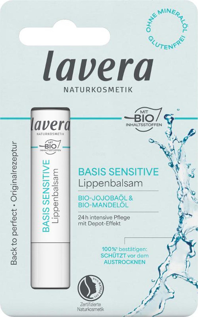Produktfoto zu Basis sensitiv Lippenbalsam, 4,5 g