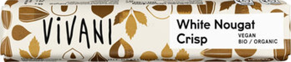 Produktfoto zu White Nougat Crisp vegan, 35 g