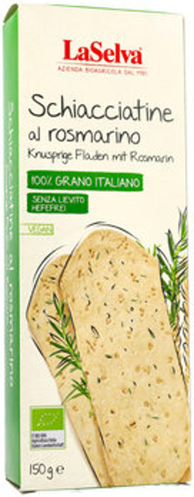 Produktfoto zu knusprige Fladen mit Rosmarin, 150 g - 15% reduziert, da MHD 21.08.2026