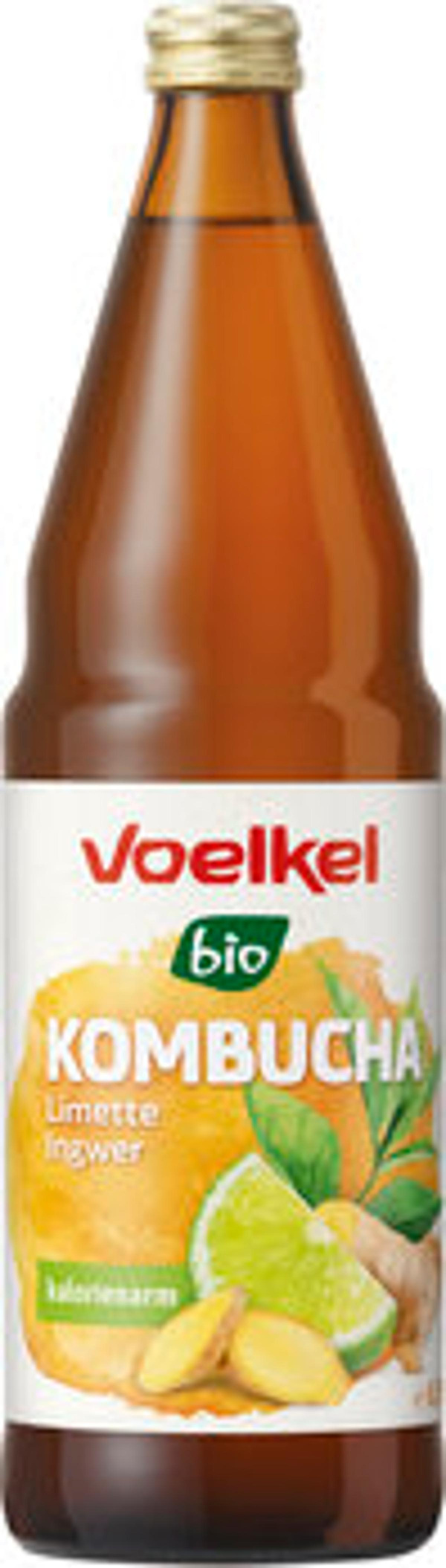 Produktfoto zu Kombucha Limette Ingwer, 0,75 l