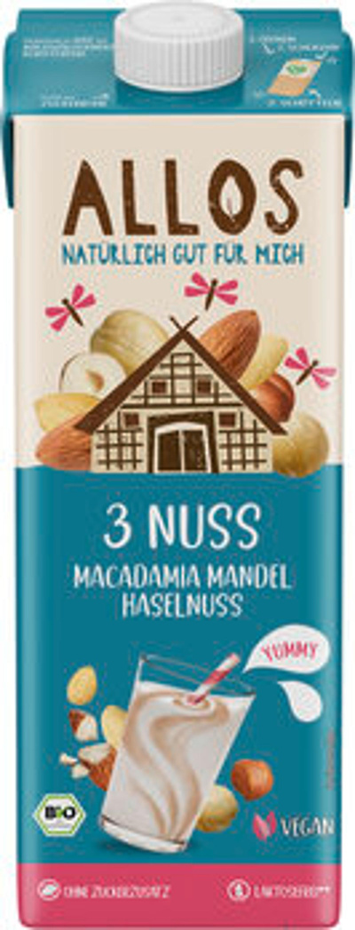 Produktfoto zu 3 Nuss Drink, 1 l