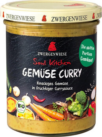 Produktfoto zu Soul Kitchen Gemüse Curry, 370 g