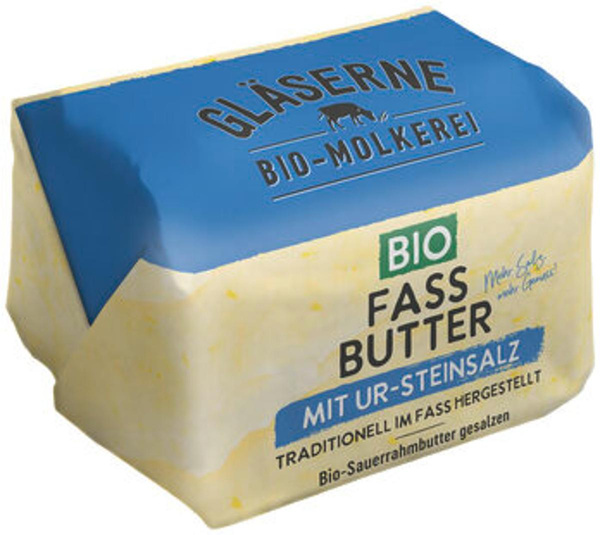 Produktfoto zu Fassbutter Sauerrahm gesalzen, 250 g