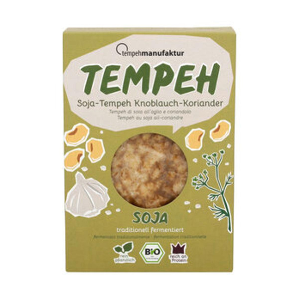 Produktfoto zu Tempeh Knoblauch-Koriander, 200 g