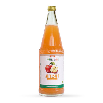 Produktfoto zu Apfelsaft aus eigenem Streuobst, 1 l
