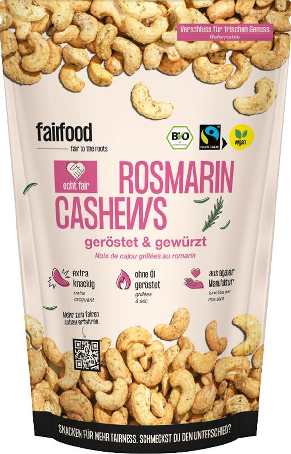 Produktfoto zu Faire Cashews mit Rosmarin geröstet, 125 g