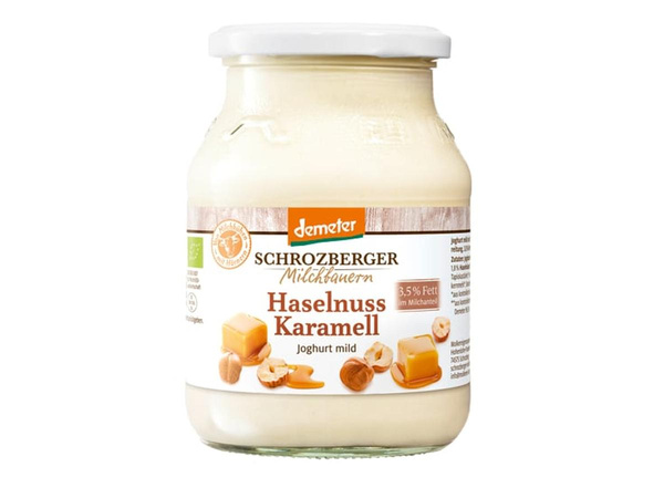Produktfoto zu Joghurt Haselnuss Karamell, 500 g