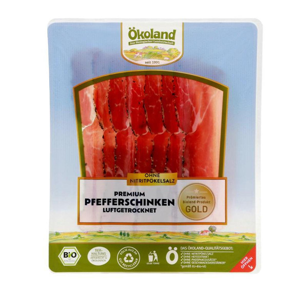 Produktfoto zu Premium Pfefferschinken geschnitten, 70 g