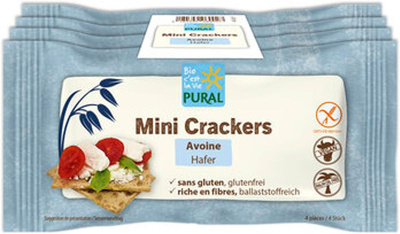 Produktfoto zu Mini Crackers Knäckebrot Hafer, 4 x 35 g