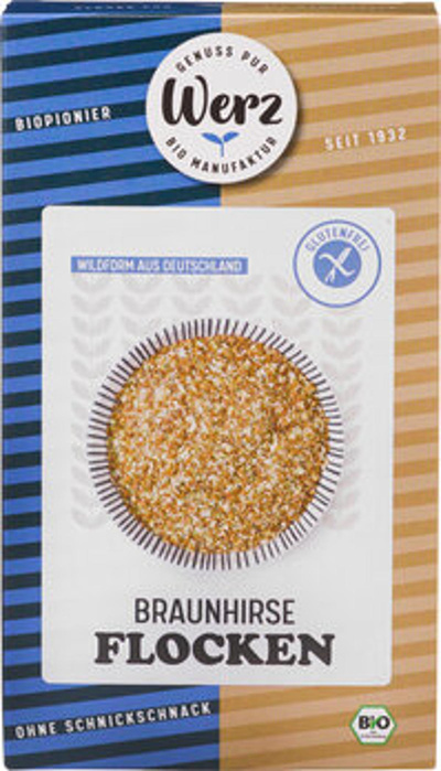 Produktfoto zu Braunhirse-Flocken vollkorn, 250 g