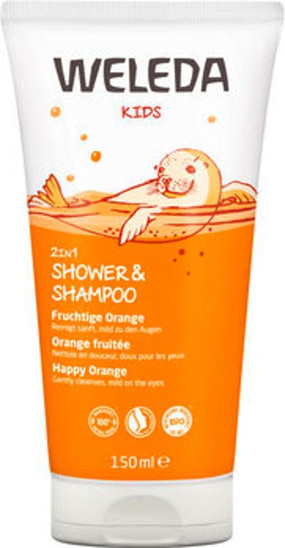 Produktfoto zu Kids 2in1 Shower & Shampoo Fruchtige Orange, 150 ml