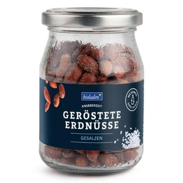 Produktfoto zu Erdnüsse geröstet und gesalzen, 140 g
