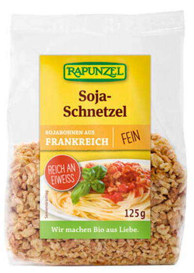 Produktfoto zu Soja-Schnetzel fein, 125 g