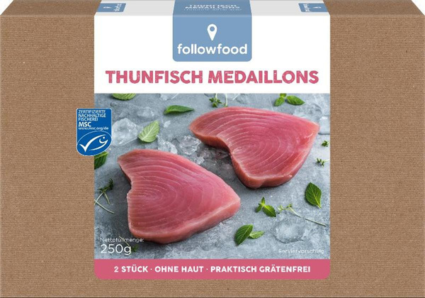 Produktfoto zu TK-Thunfisch Medaillons, 250 g