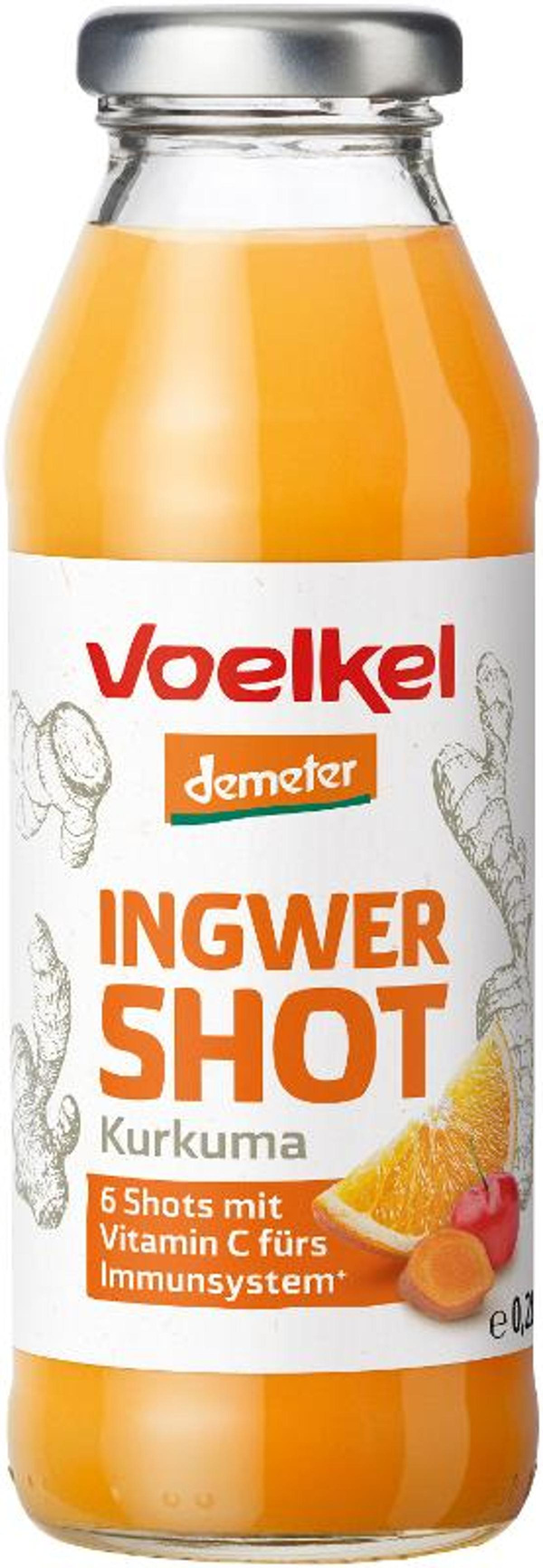 Produktfoto zu Shot Ingwer & Kurkuma, 0,28 l