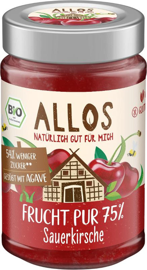 Produktfoto zu Frucht Pur Sauerkirsche, 200 g
