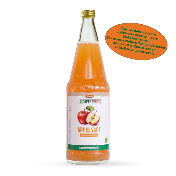 Produktfoto zu Apfelsaft aus eigenem Streuobst, 6x1 l