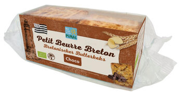 Produktfoto zu Bretonischer Butterkeks Choco, 220 g - 20% reduziert, da MHD 01.09.2026