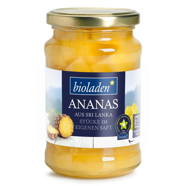 Produktfoto zu Ananasstücke, 350 g