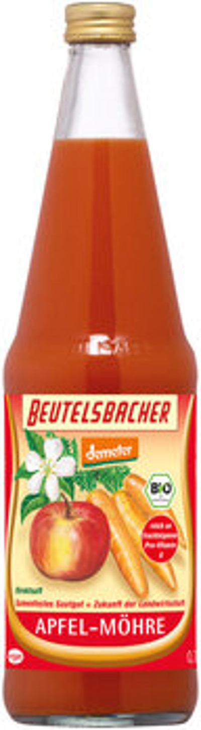 Produktfoto zu Apfel-Möhre Saft, 0,7 l