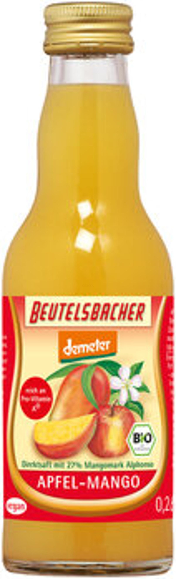 Produktfoto zu Apfel Mangosaft, 0,2 l
