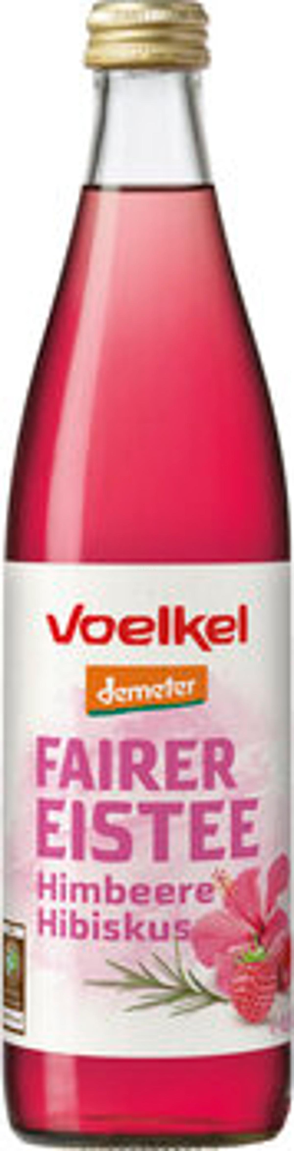 Produktfoto zu Fairer Eistee Himbeere-Hibiskus, 10x0,5 l