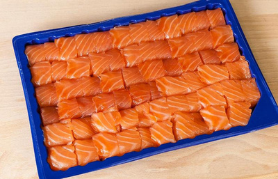 Produktfoto zu Lachs-Röllchen Natur, 500 g
