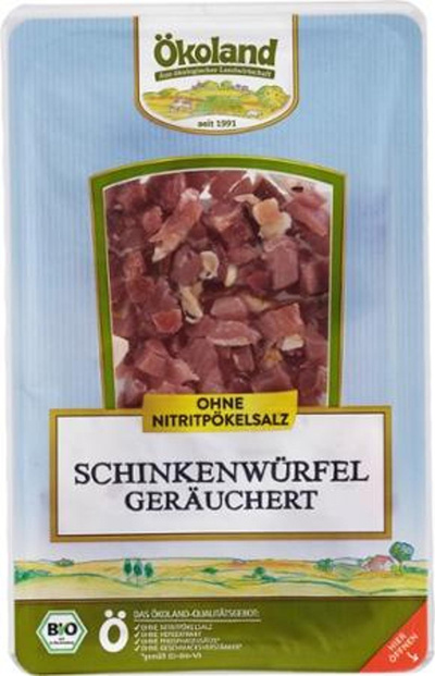 Produktfoto zu Schinkenwürfel geräuchert Premium, 80 g