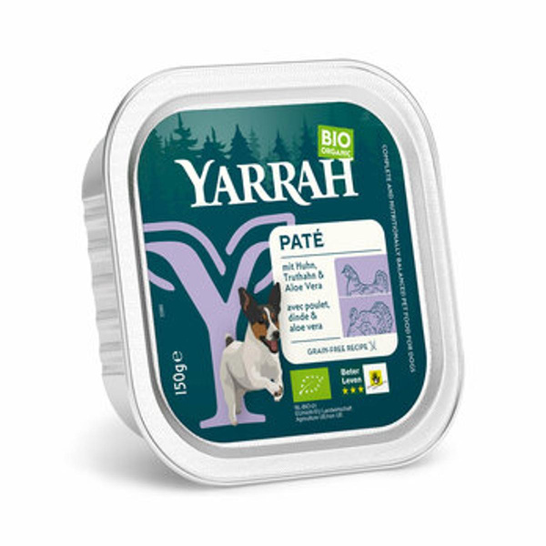 Produktfoto zu Hundefutter Paté Huhn und Truthahn, 150 g
