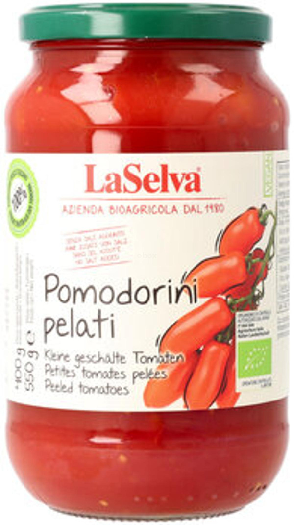 Produktfoto zu kleine geschälte Tomaten, 550 g
