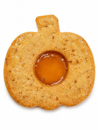 Produktfoto zu Dinkel-Kürbiskeks, 4 Stück - SteinofenBäcker