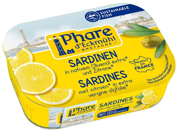 Produktfoto zu Sardinen in Olivenöl und Zitrone, 135 g