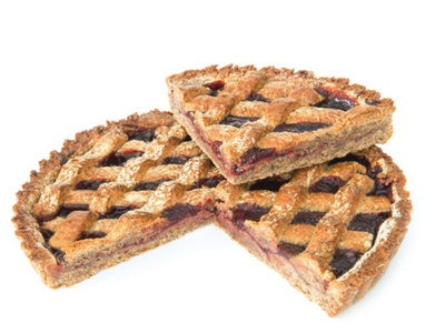 Produktfoto zu Linzertorte, Ø 20cm - Bio-Backhaus Wüst