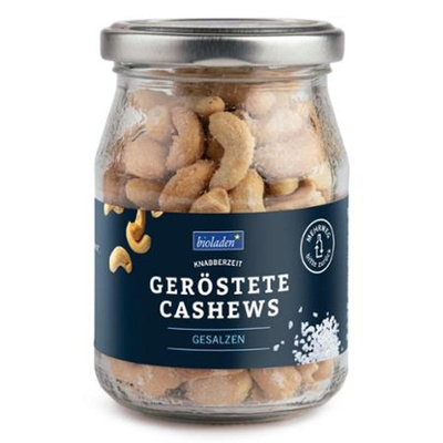 Produktfoto zu geröstete Cashews gesalzen, 140 g