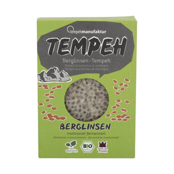 Produktfoto zu Tempeh Berglinsen, 185 g